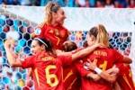 半场-西班牙女足1-0英格兰女足 奥娜助攻马里奥娜头槌破门